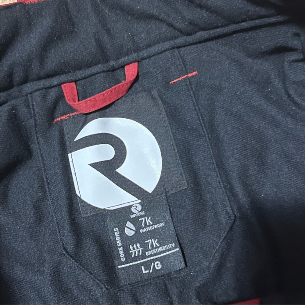 Men's Red Ripzone Snow Pants - Picture 10 of 10